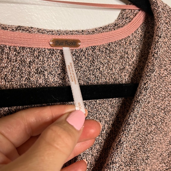 FREE PEOPLE Going for Gold Sweater in Rose - Picture 3 of 12